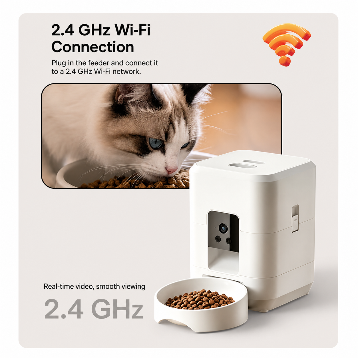 TendraPet Square Wi-Fi Automatic Pet Feeder - Image 6