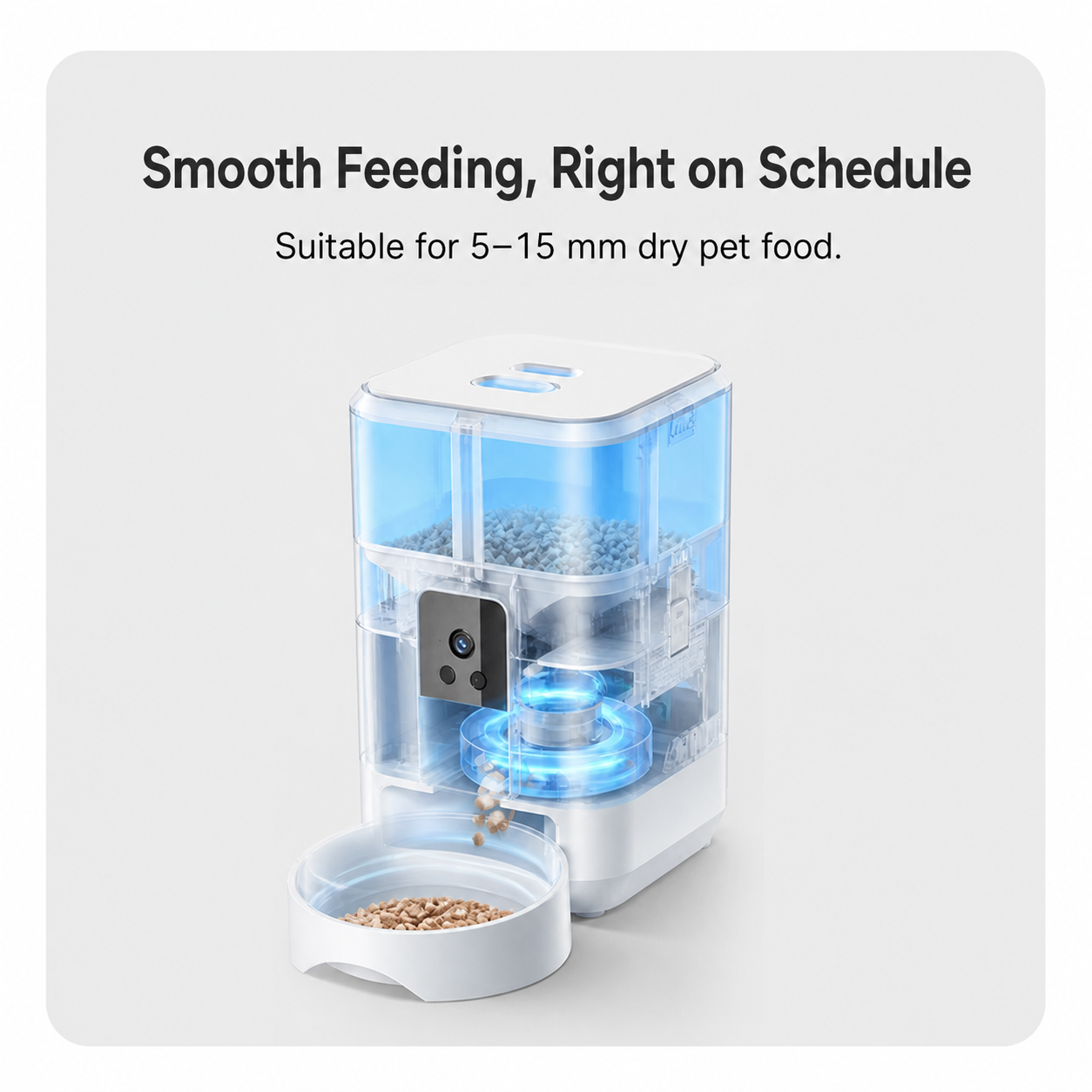 TendraPet Square Wi-Fi Automatic Pet Feeder - Image 7